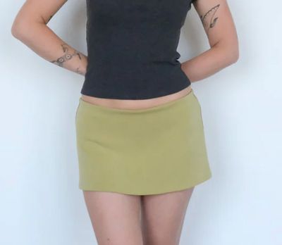 GEEL - aria skirt pistachio